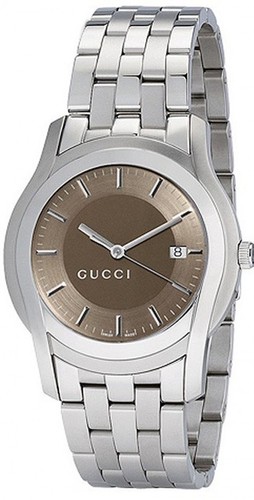 Gucci G-Class Collection SS Brown Dial Men's Watch YA055215