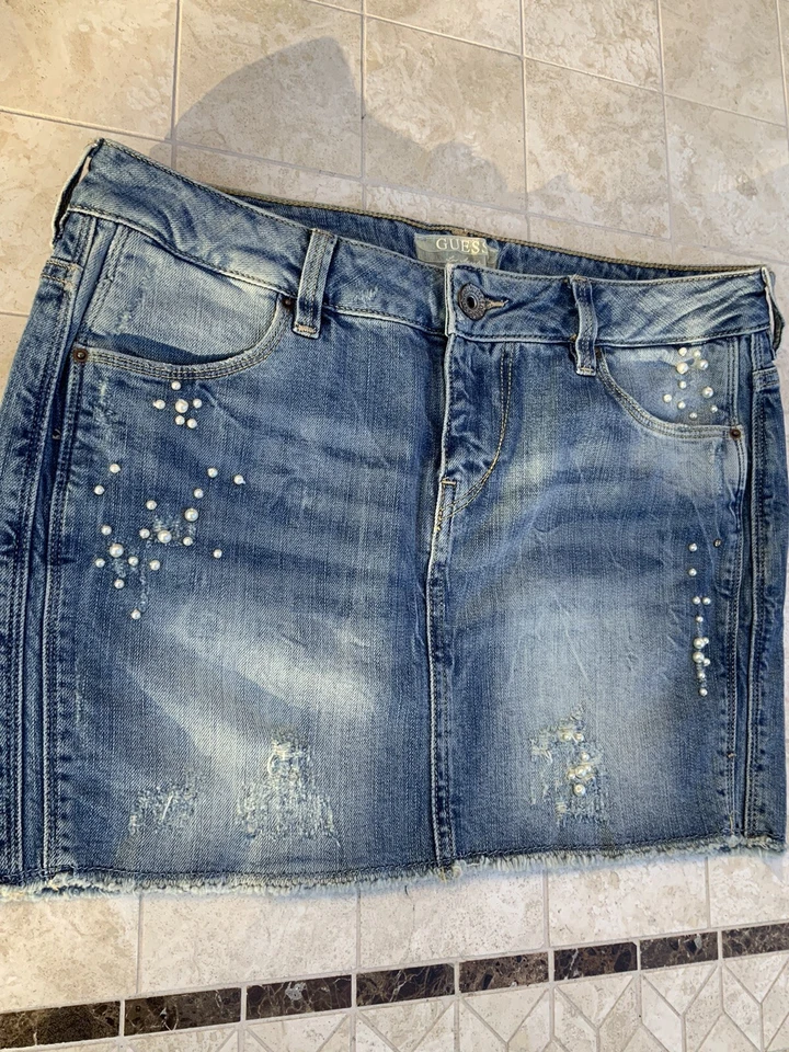 Guess Kurzer Rock Gr. 28 Neu - Bild 3 von 4