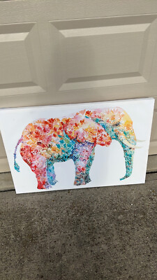 New Elephant Canvas Art $129 Unique.Local pick up only. No shipping