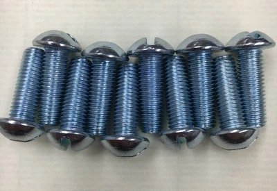 ACCURATE 1/4-28 X 3/4 Slotted Round Head Machine Screw Fine Thread Bolt 750" UNF (10 Pcs)