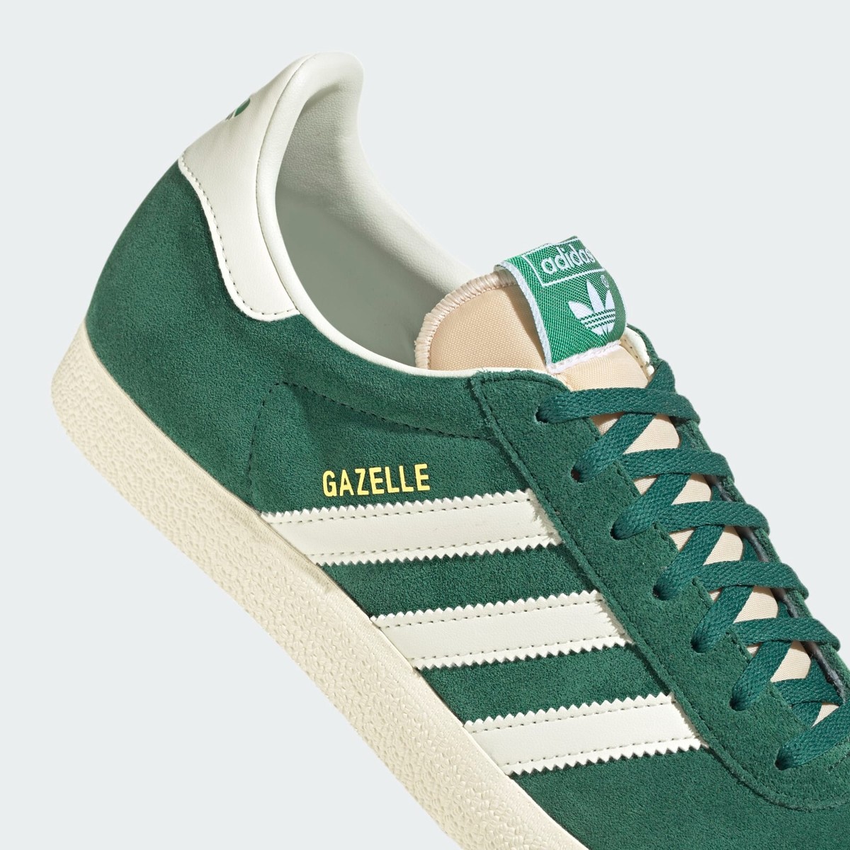 Adidas Gazelle Shoes Originals Sneakers Dark Green/Off White Adidas Gazelle Shoes Originals Sneakers Dark Green/Off White