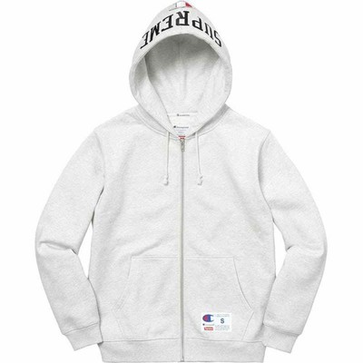 white supreme champion hoodie