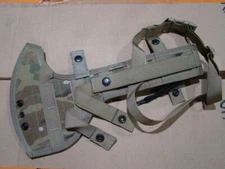 Ontario Spec Plus SP16 SPAX Axe Survival Tool & Camo Scabbard 