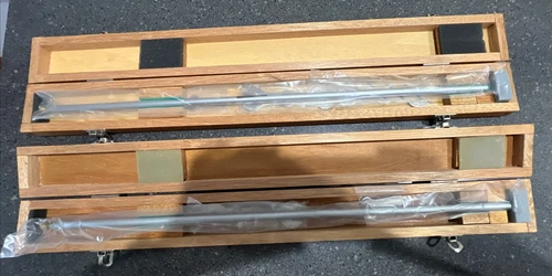 2 VINTAGE MITUTOYO 953551 EXTENSION RODS