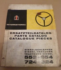 IHC Tractor 553 + 654 + 724 + 824 Spare Parts Catalogue