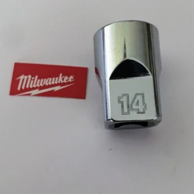 MILLWAUKEE Milwaukee 14mm x 3/8 In. Dr 6-Point Standard Socket Freem USA Shipping