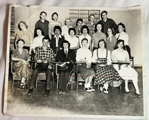 School Photo From 1937 Black And White One-Of-A-Kind