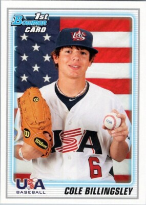 2010 Bowman Draft Prospects #BDPP58 Cole Billingsley Team USA
