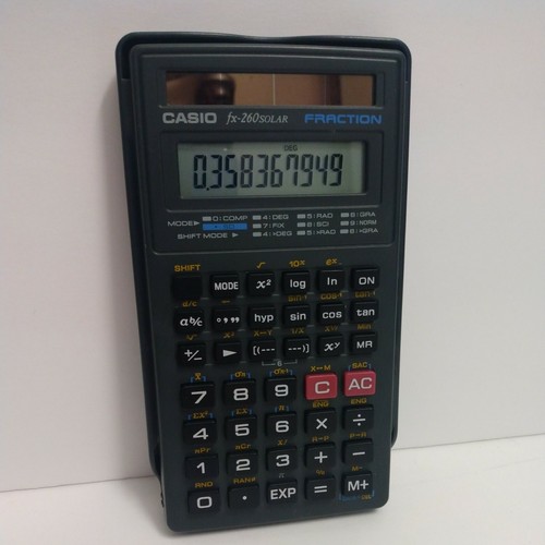 Casio Fx 260solar Scientific Calculator Ebay
