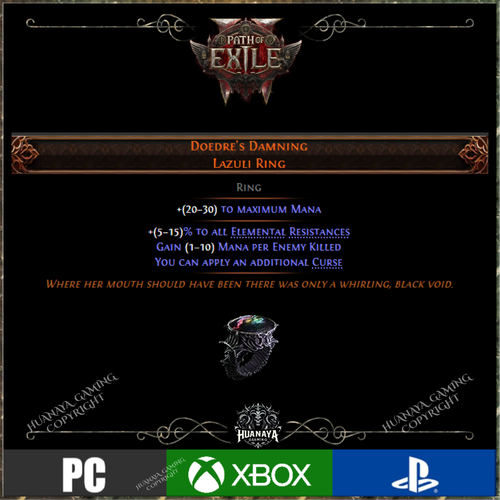 PATH OF EXILE 2 💎UNIQUE RINGS💎 DAWN OF THE HUNT - NEW LEAGUE 💎XBOX EA PC PS5 - Picture 4 of 25