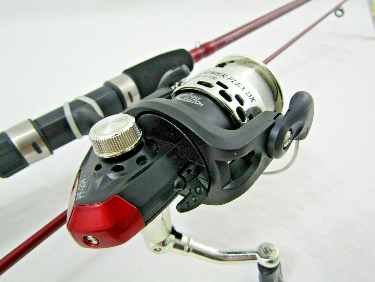 HT POWER FLEX DX 6' CRAPPIE POLE COMBO PFX-602M SPINNING ROD