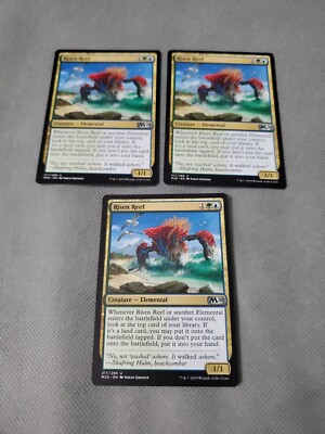 Risen Reef x3 [Core Set 2020] Magic MTG