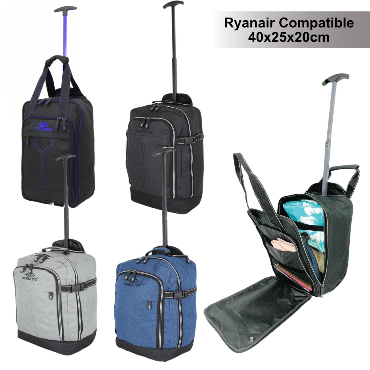 Carry On Ryanair Fast Track Luggage Carry On Cabin Bag Underseat