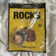 National Geographic, Precious Rocks Gems and Minerals, Issue 22 Orange Calcite