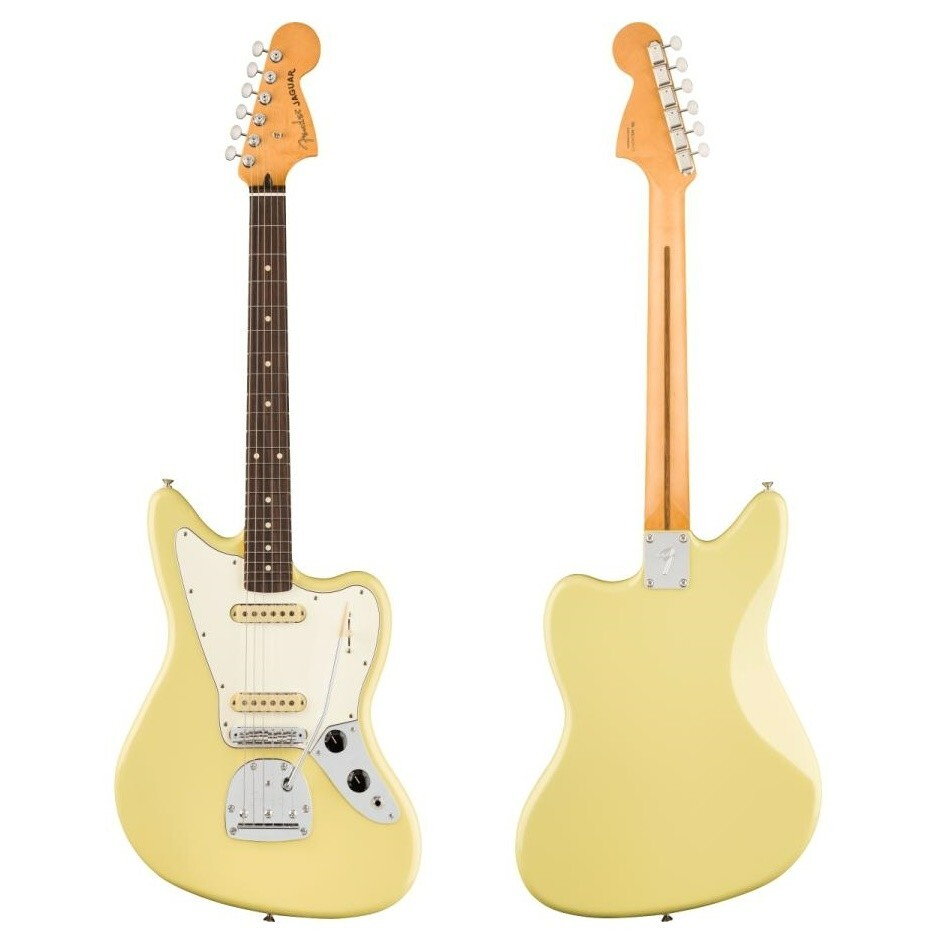 Fender Player II Series Jaguar Hialeah Yellow Electric Guitar with