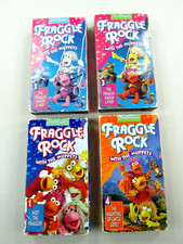 VTG Fraggle Rock VHS Tapes Lot Of 4 With the Muppets Jim Henson Videos 1, 3, 4