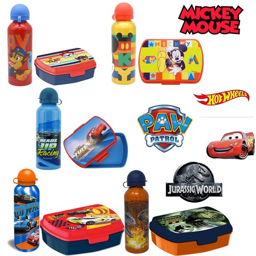 500 ml Sport Wasserflasche mit Brotdose - 2-teiliges Set, Kinder Zurück zur Schule Geschenk 3 + Y - Bild 4 von 117