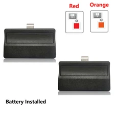 For Chamberlain 971LM 950CB 390MHz Garage Door Remote Control Red Orange Learn /
