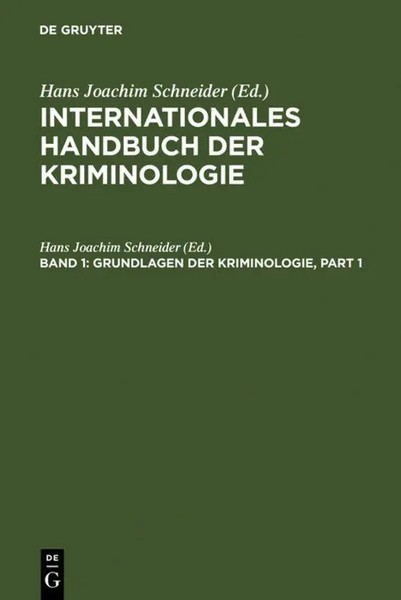 Hans Joachim Schneider | Grundlagen Der Kriminologie | Buch | Deutsch (2007)-image