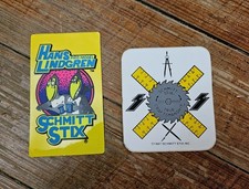 1987 Schmitt Stix Hans Lindgren and Rip Saw Skateboard Stickers Vintage