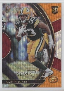 2017 Panini Select Concourse Tri-Color Prizm /199 Aaron Jones #5 Rookie RC