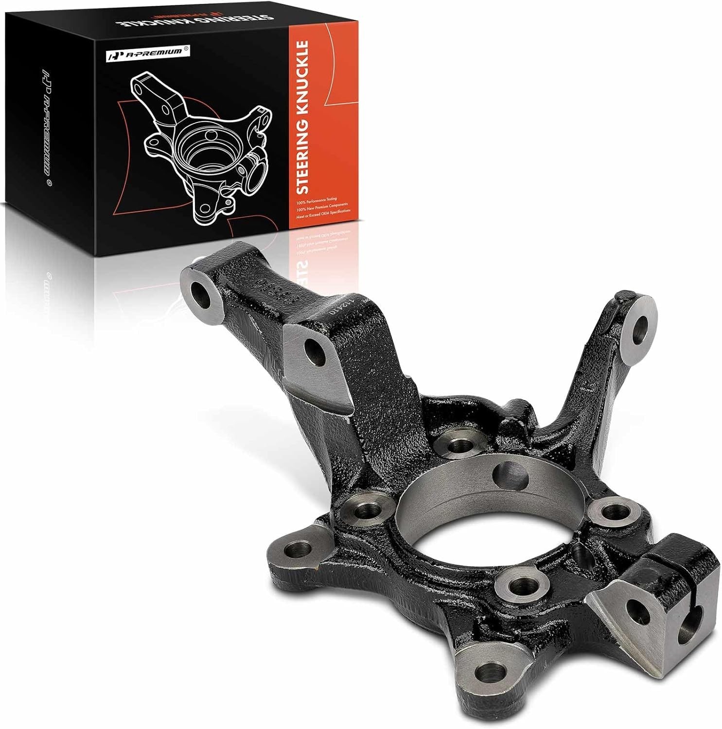 Front Right Suspension Steering Knuckle Compatible with Front Passenger Side