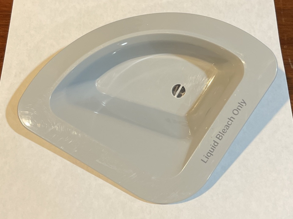 GE Washer Bleach Cup Gray OEM Replacement Part WH01X32879