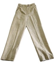 Vintage Pendleton Knockabout Pants Womens 6 100 Wool Zip Preppy