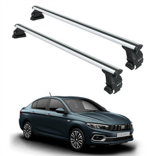 For Fiat Tipo 2015  2025 Roof Rack System   Aluminum Cross Bar Silver, Normal Ro