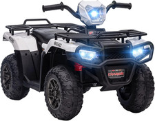 Electric ATV for Kids, 12V 4 Wheeler, 2.5MPH with Headlight, Music, MP3, Treaded