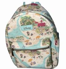 Loungefly Disney Lilo  Stitch Locations All Over Print Mini Backpack EUC
