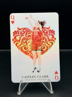 #ad Caitlin Clark Fan Card Queens Of The Court White Holo Version $6.99