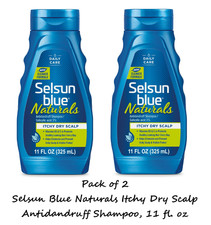Selsun Blue Naturals Itchy Dry Scalp Antidandruff Shampoo  11 fl  oz  2 Pack 