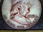 1957 D Franklin Half Dollar