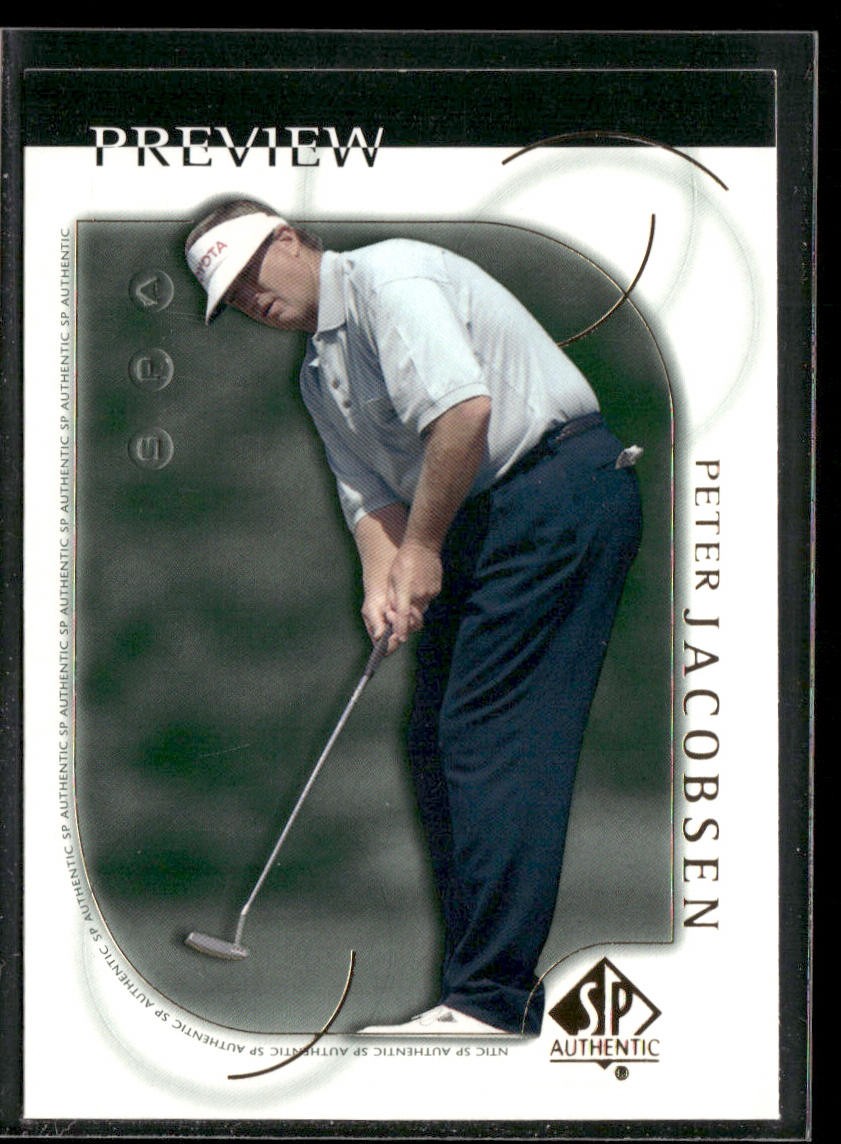Peter Jacobsen 2001 Upper Deck SP Authentic Preview #15