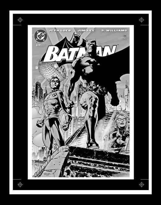 Jim Lee Batman #619 Rare Production Art Cover Monotone