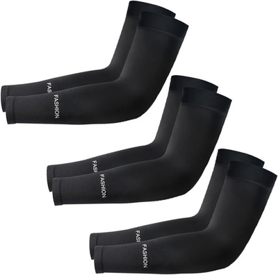 3 Paar Armlinge Sonnenschutz Armsleeve Ärmel Armwärmer Ärmelarten Kühlung Armban