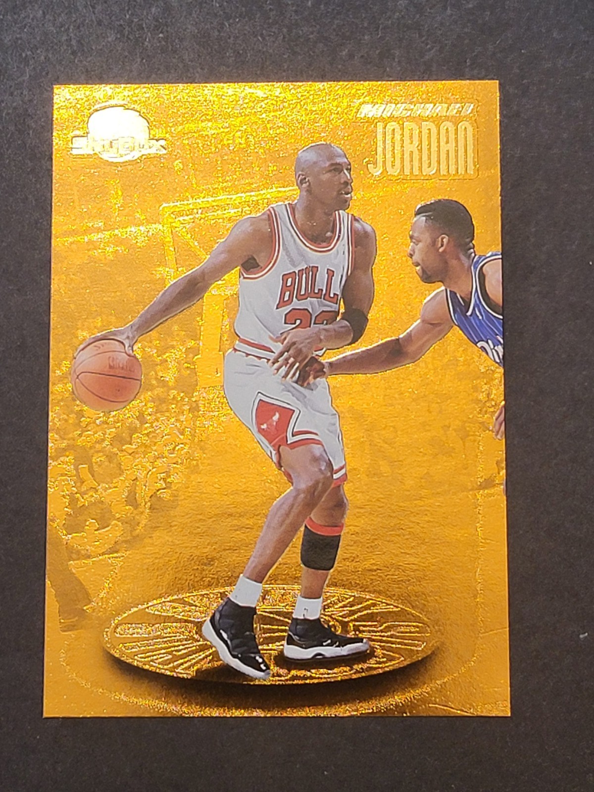 1995-96 Skybox Premium Michael Jordan Standouts Insert #SH1 Bulls