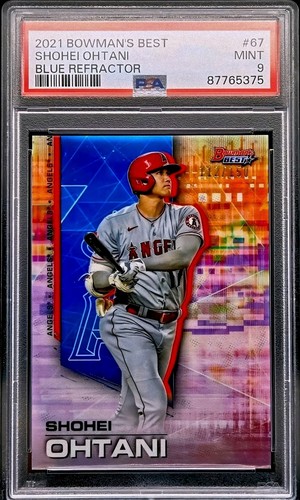 2021 Bowman’s Best #67 Shohei Ohtani Angels