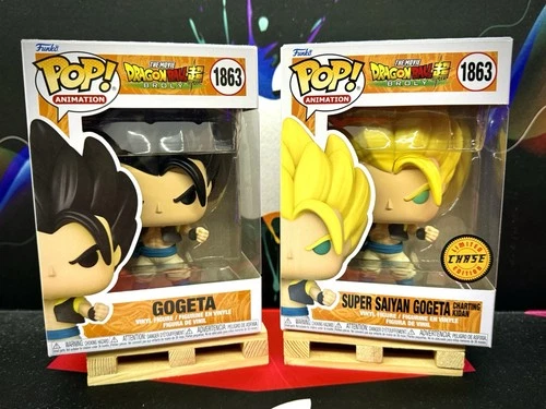 Funko Pop Gogeta + Super Saiyan Gogeta Normal + Edición Limitada Chase #1863