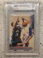 2003 Lebron James #264 Sports Illustrated For Kids Pre-Rookie Card BCCG 10 MINT. rookie card picture