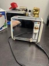 Vintage Proctor-Silex Toaster Model T330W Chrome 2-Slice Works! Hold Warm