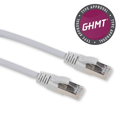 Koscom Connect Patchkabel Cat 6A S-FTP Grau 10,0m doppelt geschirmt
