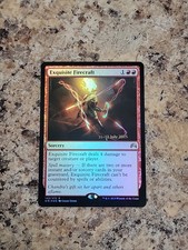 FOIL Exquisite Firecraft x1 LP Prerelease MTG Magic: the Gathering