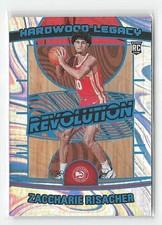 2024 Revolution Zaccharie Risacher Hardwood Legacy Teal Swirl /35 #21 RC Hawks