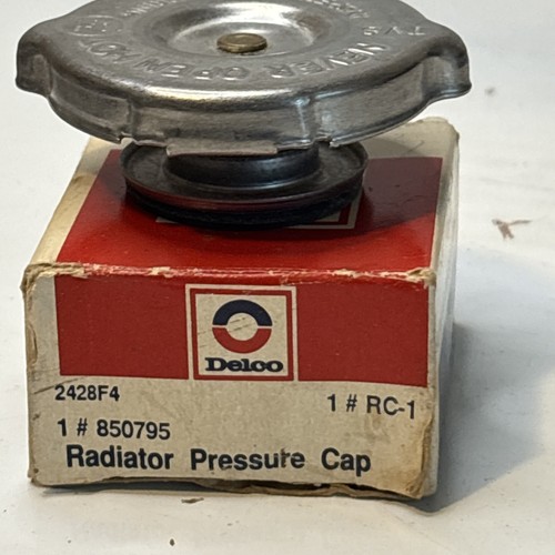 GM RC-1 Radiator Pressure Cap 7 # Vintage NOS Stainless Corvette 850795 Delco - Picture 5 of 5