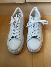 Tolle Sneaker von CULT weiß/rosa Echtleder Gr. 39