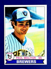 Paul Molitor Rookie Card 1979 Topps #24 Brewers HOF RC NM NR MINT *GWCARDS*. rookie card picture