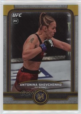 2019 Topps Museum Collection Gold 61/75 Antonina Shevchenko #37 Rookie RC 2q0