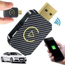 Wireless Carplay Android Auto Adapter Plug&Play USB Car Dongle Wireless Dongle